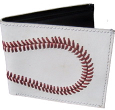 Baseball Wallet made from real Baseball leather
